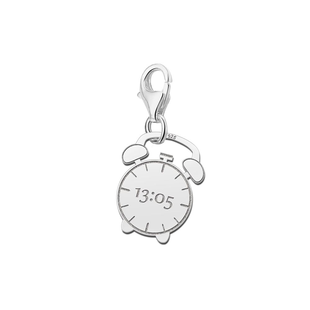 Silberner Baby Charm Uhr