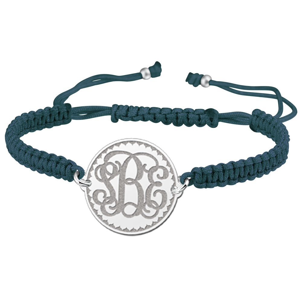 Armband mit gravierten Monogrammen