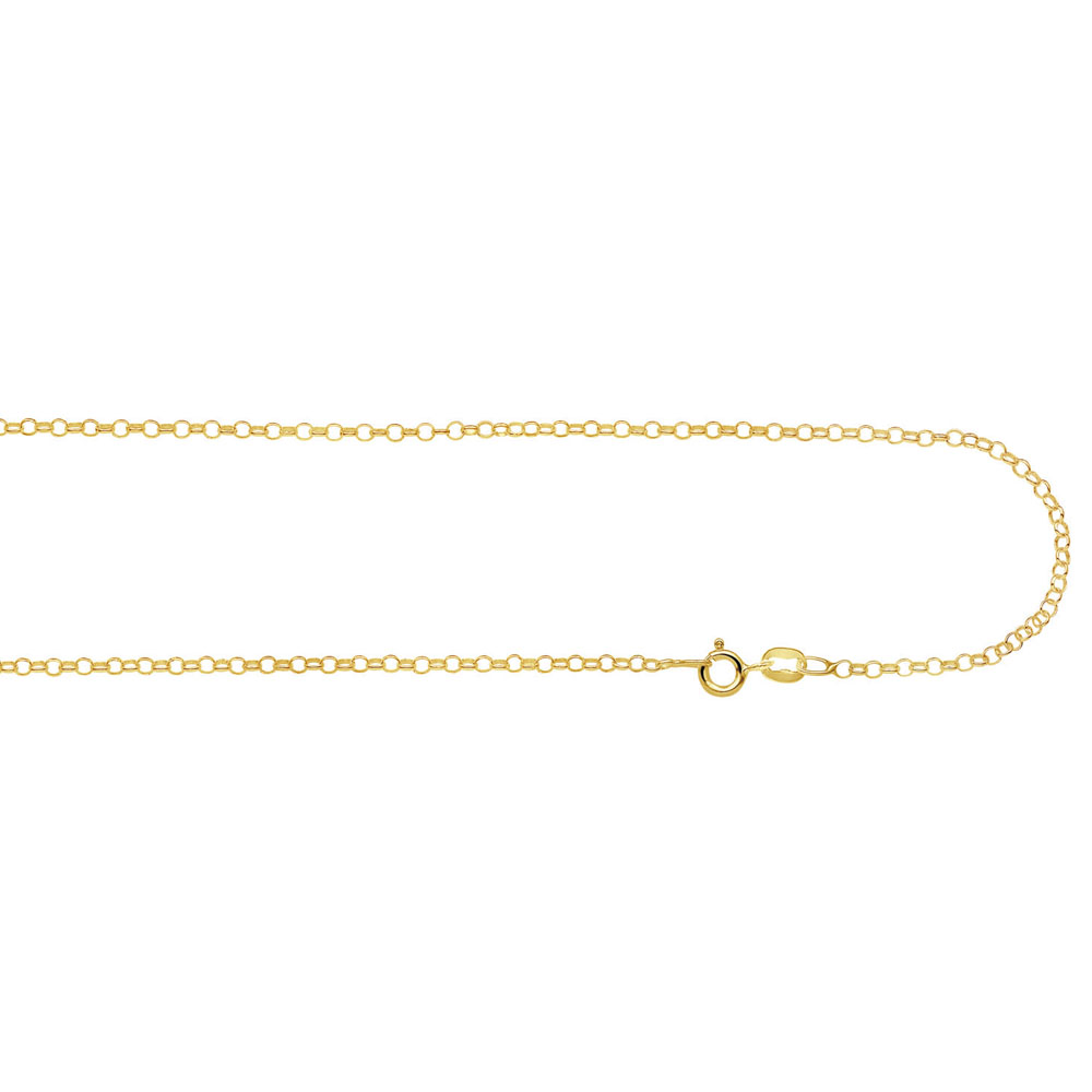 Jasseronkette aus 9 Karat Gold 38 bis 42 cm