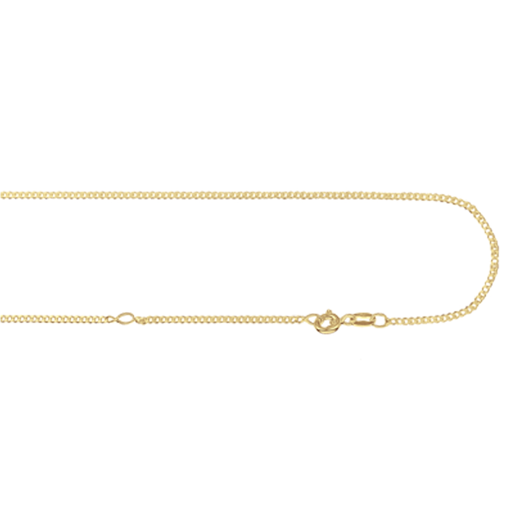Gourmetkette aus 9 Karat Gold 38 bis 42 cm