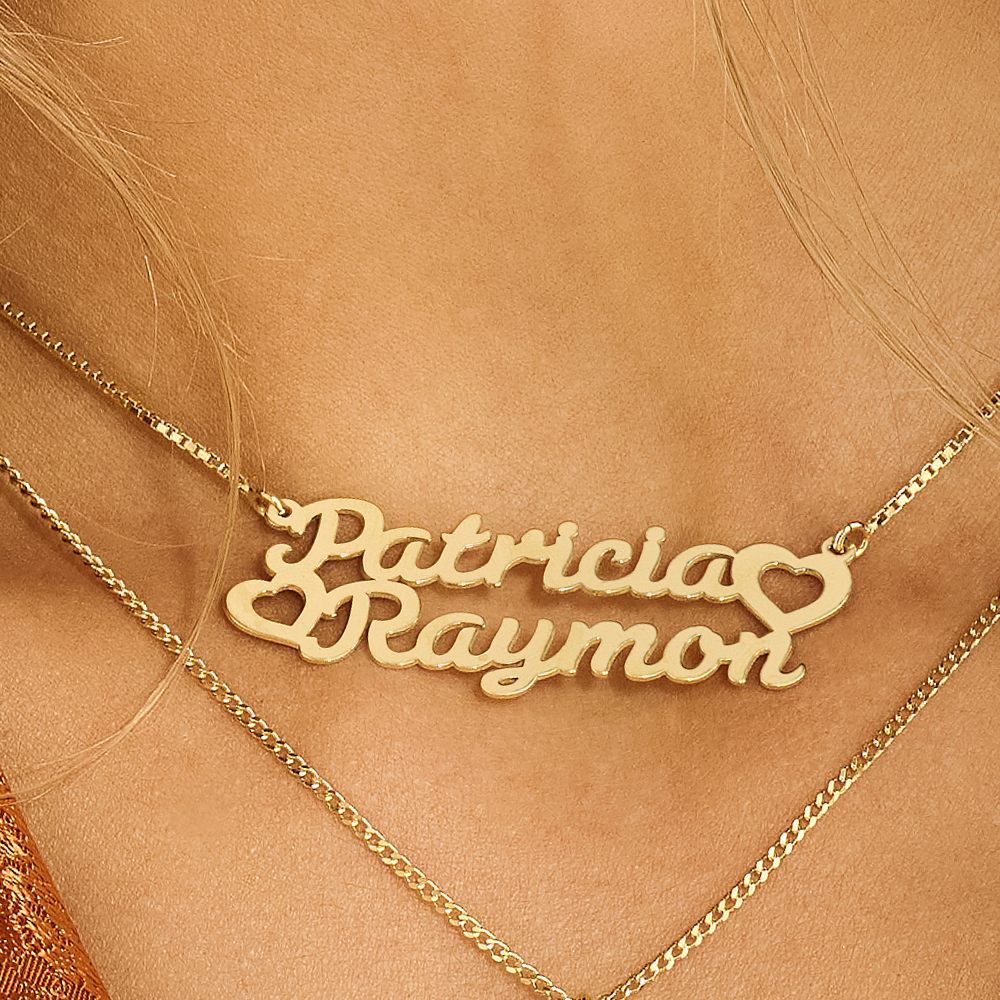 Goldene Namenskette „Patricia-Raymon“