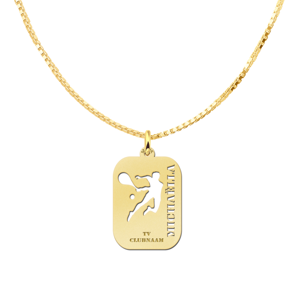 Sport Schmuck aus Gold - Tennis