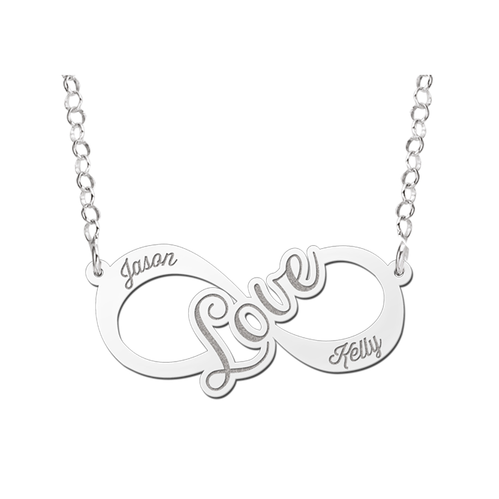 Love Infinity Kette aus Silber