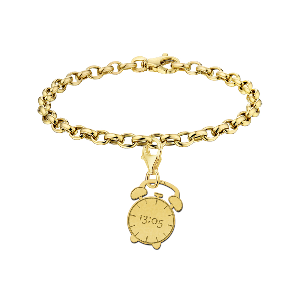 Goldener Baby Charm Uhr